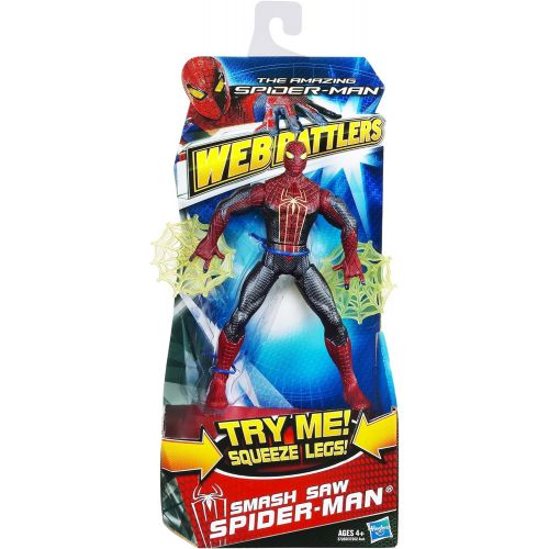 해즈브로 Hasbro The Amazing Spider-Man Web Battlers Smash Saw Spider-Man Figure