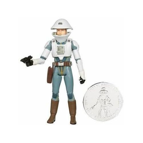 해즈브로 Hasbro Star Wars, 30th Anniversary, McQuarrie Concept Rebel Trooper Action Figure #09 [Silver Coin], 3.75 Inches
