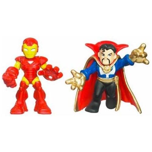 해즈브로 Hasbro Marvel Superhero Squad Series 18 Mini 3 Inch Figure 2Pack Iron Man Dr. Strange