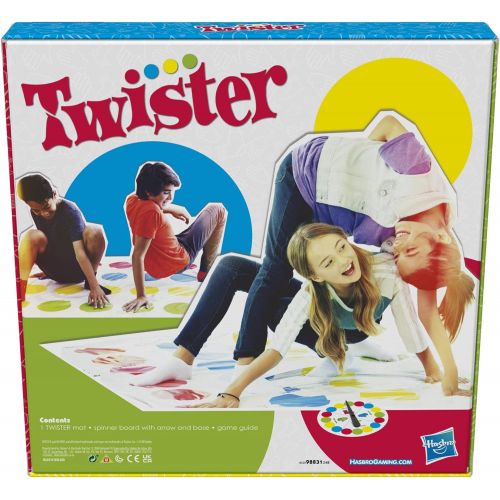 해즈브로 Hasbro Gaming Twister Game for Kids Ages 6 and Up