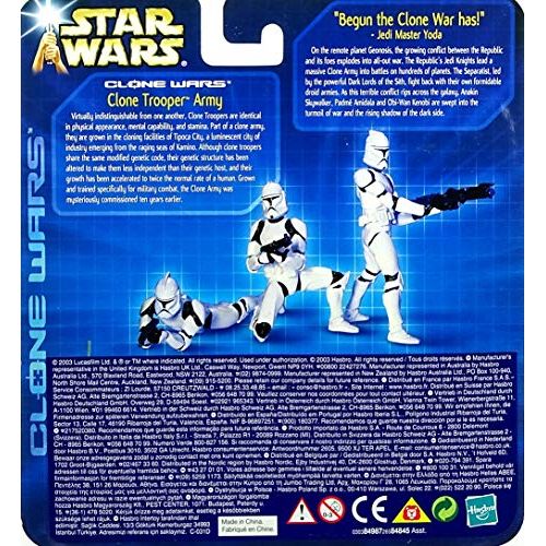 해즈브로 Hasbro Star Wars Clone Wars : Clone Trooper Army w. Green Sergeant