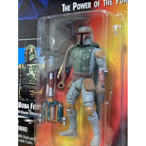 해즈브로 Hasbro Star Wars Boba Fett 1995 Red-Card Power of the Force Action Figure