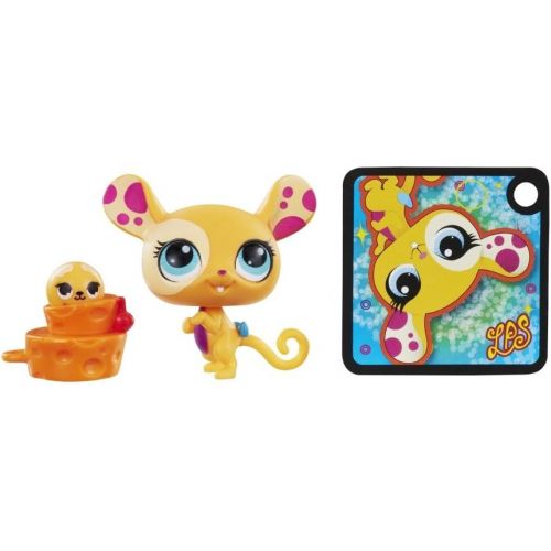해즈브로 Hasbro Littlest Pet Shop Favorite Pets Orange Mouse and Mouse Friend (3336 3337)