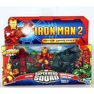 Hasbro Marvel Super Hero Squad Iron Man 2 Armor Wars Part II 3-Pack with Iron Man, Crimson Dynamo, and Titanium Man