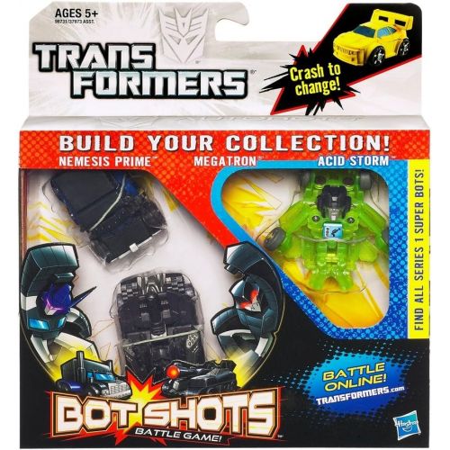 해즈브로 Hasbro TRANSFORMERS BOT SHOTS Battle Game (Series 1 MEGATRON, NEMESIS PRIME, ACID STORM)