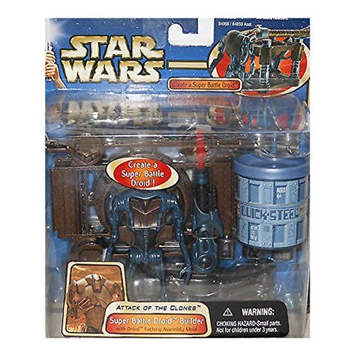 해즈브로 Hasbro Star Wars: Episode 2 Deluxe Super Battle Droid Builder Action Figure