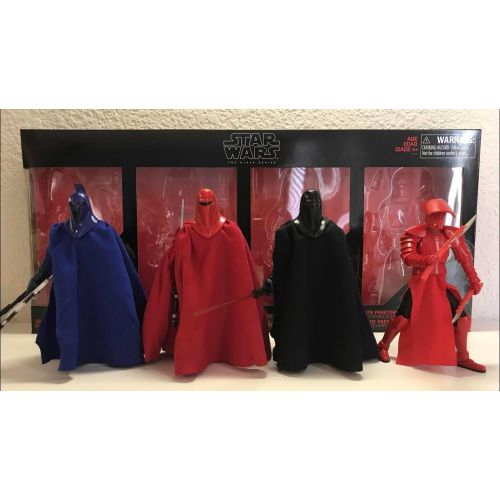 해즈브로 Hasbro Star Wars The Black Series Guard Action Figure 4 Pack Exclusive Senate, Imperial Royal, Emperors Shadow and Elite praetorian