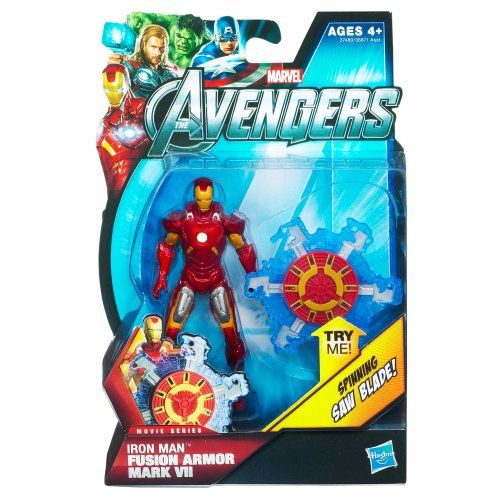 해즈브로 Hasbro The Avengers 2012 Movie Series Iron Man Fusion Armor Mark VII 4 inch Action figure