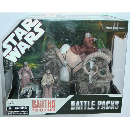 해즈브로 Hasbro Star Wars Battle Packs Bantha with Tusken Raiders