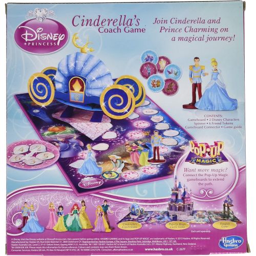 해즈브로 Hasbro Gaming Disney Princess Pop Up Magic Coach Game