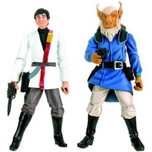 해즈브로 Hasbro Star Wars 2009 Comic Book Action Figure X-Wing Rouge Squadron 2-Pack Borsk Feyla and Wedge Antilles