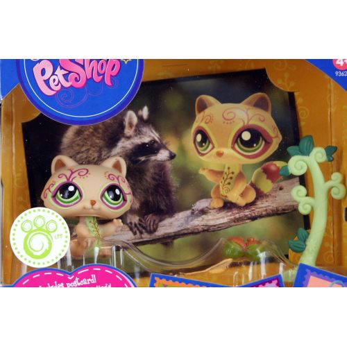 해즈브로 Hasbro Littlest Pet Shop Series 4 Postcard Pets Raccoon