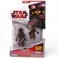 Hasbro Star Wars Clone Wars Animated Action Figure Jawa 2-Pack