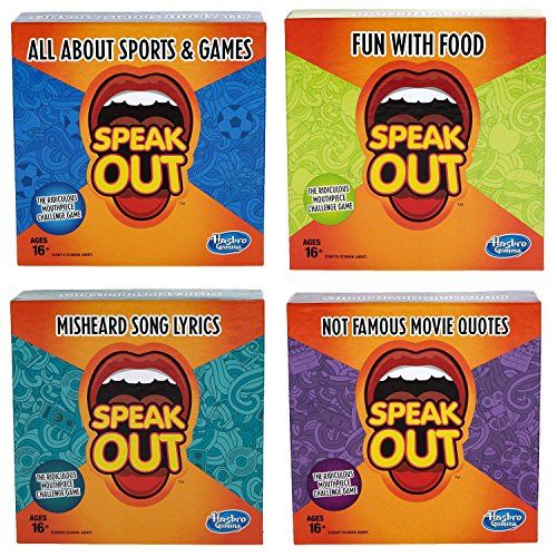 해즈브로 Hasbro Speak Out Expansion Pack Bundle - Includes All 4 Expansion Packs