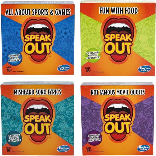 해즈브로 Hasbro Speak Out Expansion Pack Bundle - Includes All 4 Expansion Packs