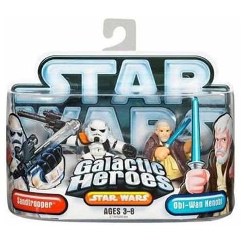 해즈브로 Hasbro Star Wars Galactic Hero Sandtrooper & Ben Kenobi