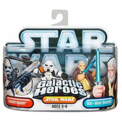 해즈브로 Hasbro Star Wars Galactic Hero Sandtrooper & Ben Kenobi