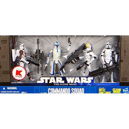해즈브로 Hasbro Star Wars Clone Wars Exclusive Set Commando Squad