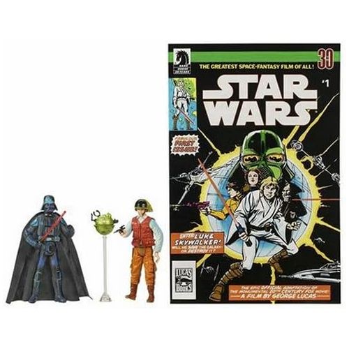 해즈브로 Hasbro Star Wars 3.75 Expanded Universe Darth Vader & Rebel Officer