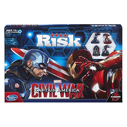해즈브로 Hasbro Gaming Risk: Captain America: Civil War Edition Game