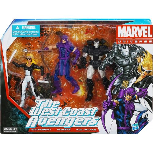 해즈브로 Hasbro Marvel Universe The West Coast Avengers Figure 3-Pack 4 Inches