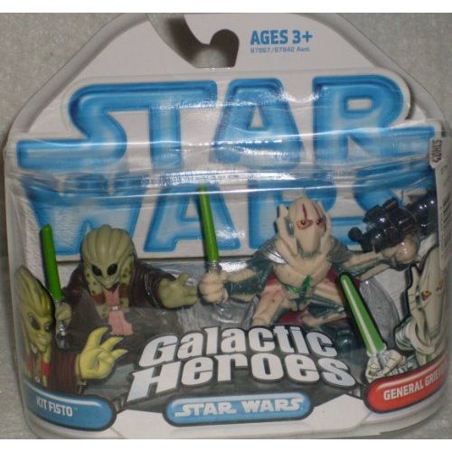 해즈브로 Hasbro Star Wars Galactic Heroes Kit Fisto and amp; General Grievous