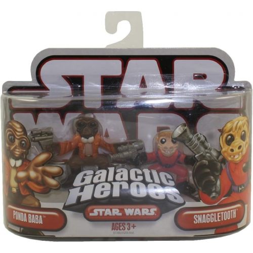 해즈브로 Hasbro Star Wars Galactic Heroes Ponda Baba & Snaggletooth