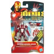 Hasbro Marvel Iron Man 2 Movie 3 3/4 Concept Series Iron Man Inferno Mission Armor