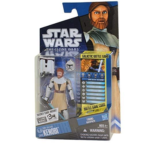 해즈브로 Hasbro Star Wars 2010 Clone Wars Animated Action Figure CW No. 02 ObiWan Kenobi