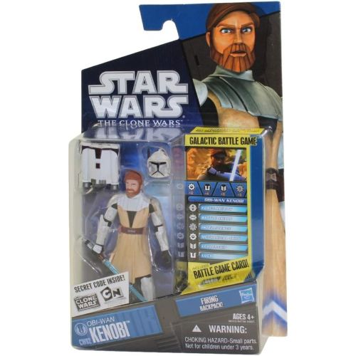 해즈브로 Hasbro Star Wars 2010 Clone Wars Animated Action Figure CW No. 02 ObiWan Kenobi