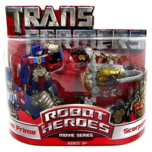 해즈브로 Hasbro Transformers Robot Heroes Optimus Prime vs Scorponok