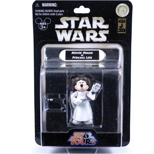 해즈브로 Hasbro Star Tours Wars Minnie Mouse as Princess Leia Figure