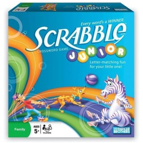 해즈브로 Hasbro Scrabble Junior Crossword Game (2008 Vintage)