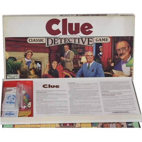 해즈브로 Hasbro Gaming Clue 2005 Parker Brothers Classic Detective Game