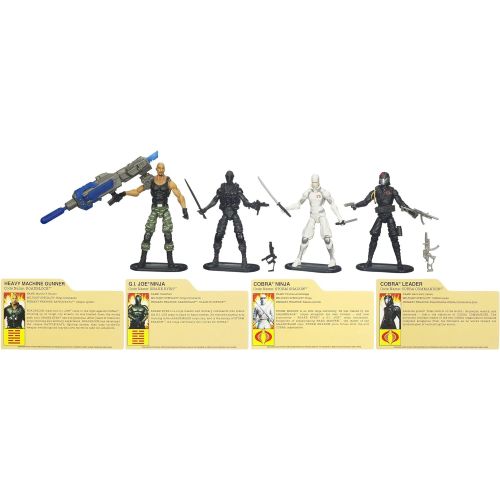 해즈브로 Hasbro G.I. Joe Retaliation Movie Sneak Peek 3.75 inch Figure 4 pac