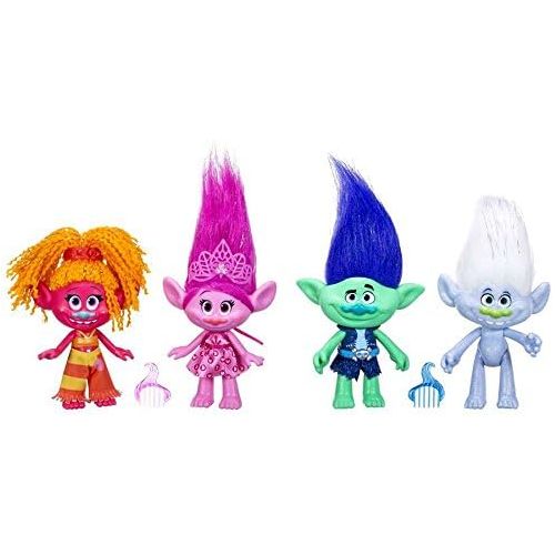 해즈브로 Hasbro Dreamworks Troll Dolls 4 Pack Exclusive 9 Tall