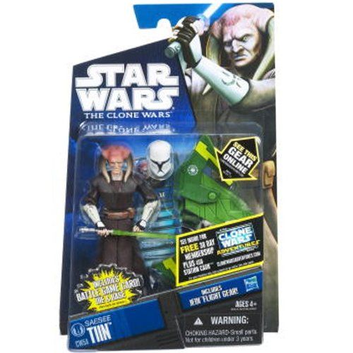 해즈브로 Hasbro Star Wars 2011 Clone Wars Animated Action Figure CW No. 54 Saesee Tiin