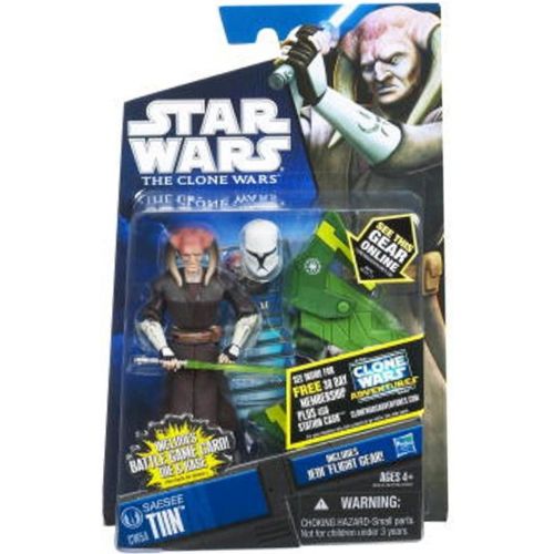 해즈브로 Hasbro Star Wars 2011 Clone Wars Animated Action Figure CW No. 54 Saesee Tiin