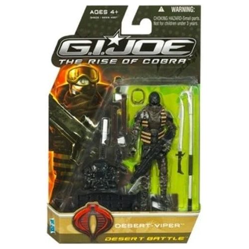 해즈브로 Hasbro G.I. Joe Movie The Rise of Cobra 3 3/4 Inch Action Figure Desert Viper Desert Battle