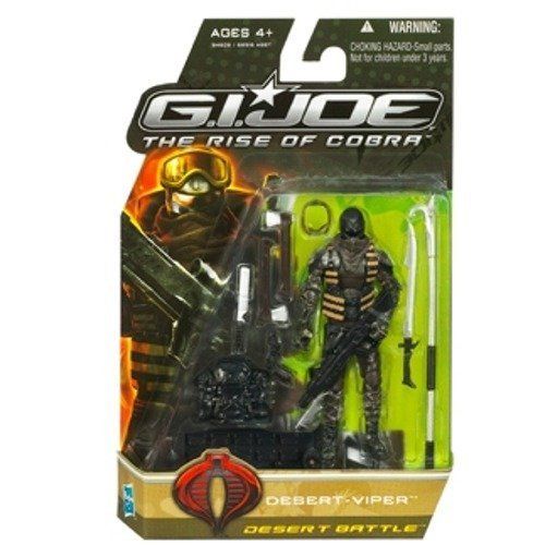 해즈브로 Hasbro G.I. Joe Movie The Rise of Cobra 3 3/4 Inch Action Figure Desert Viper Desert Battle