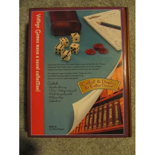 해즈브로 Hasbro Library Yahtzee Vintage Book Game