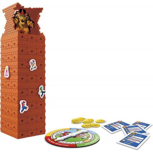 해즈브로 Hasbro Gaming Jenga: Super Mario Edition Game, Block Stacking Tower Game for Super Mario Fans, Ages 8 and Up (Amazon Exclusive)