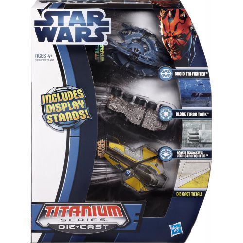 해즈브로 Hasbro Star Wars Titatium Series Die-Cast Vehicle Pack (Episode III)