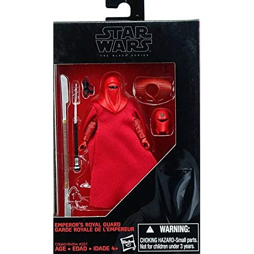 해즈브로 Hasbro Star Wars 2016 The Black Series Emperors Royal Guard Exclusive Action Figure 3.75 Inches, Red