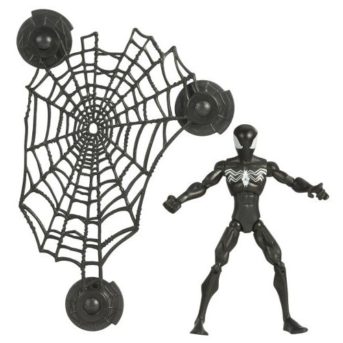 해즈브로 Hasbro Spiderman Animated Action Figure Black-Suited Spiderman