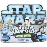 Hasbro Star Wars: Galactic Heroes 2010 Padme & Senate Security Clone Trooper Action Figure 2-Pack