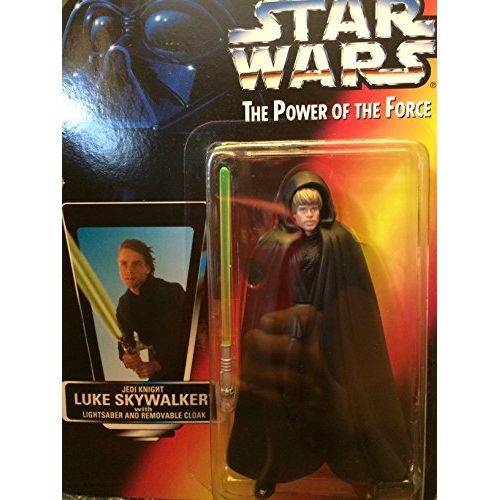 해즈브로 Hasbro Star Wars - Power of The Force (POTF) - Action Figure - Luke Skywalker (Jedi Knight) (Black Vest)