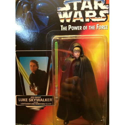 해즈브로 Hasbro Star Wars - Power of The Force (POTF) - Action Figure - Luke Skywalker (Jedi Knight) (Black Vest)