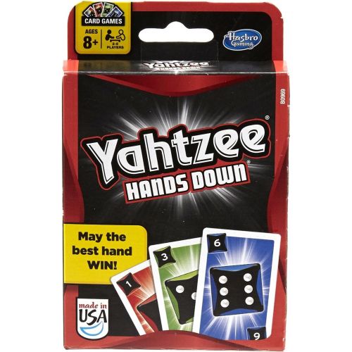 해즈브로 Hasbro Gaming Yahtzee Hands Down Card Game