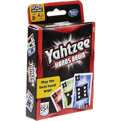 해즈브로 Hasbro Gaming Yahtzee Hands Down Card Game